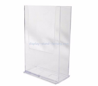 Customized acrylic holders display pamphlet display stand standing brochure holder NBD-009