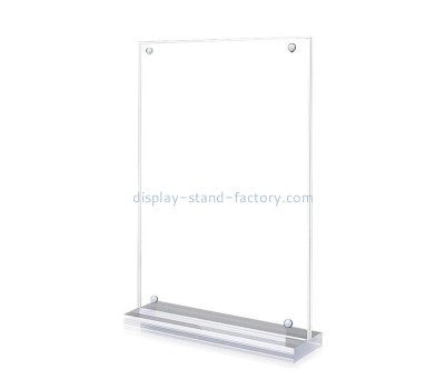 OEM supplier customized table top acrylic magnetic sign holder NBD-755