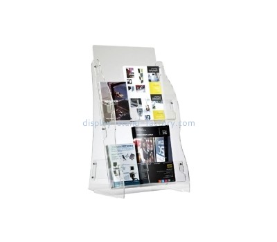 OEM supplier customized acrylic brochure holder plexiglass pamphlet rack NBD-756