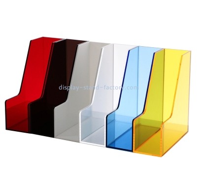 Perspex item manufacturer custom plexiglass desktop file holder organizers NBD-775