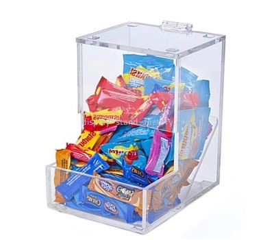 China perspex manufacturer custom acrylic clamshell food box dried fruit box NFD-380