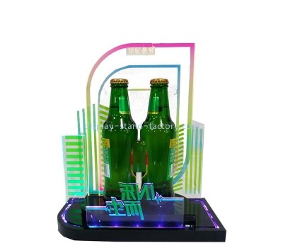 China acrylic supplier custom plexiglass luminous wine seat bar KTV display stand NLD-088