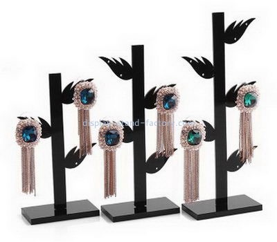 Custom acrylic retail display shelving large earring organizer jewelry display NJD-004
