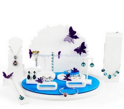 Custom acrylic plexiglass display jewelry display racks jewellry display stands NJD-016