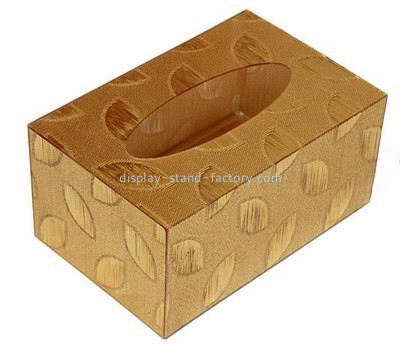Custom acrylic modern tissue box holder plastic tissue box large acrylic box NAB-024