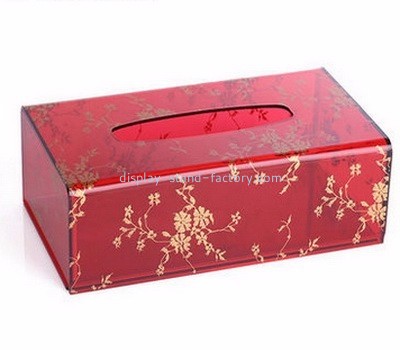 Customized acrylic facial tissue box acrylic boxes clear plastic tissue box NAB-025