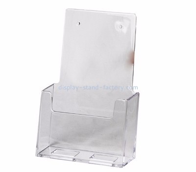 Customized leaflet display stands wall mounted pamphlet holder display perspex brochure holders NBD-004