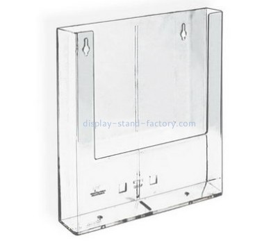 Custom acrylic literature holder wall mount brochure display rack stand NBD-035