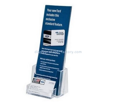 Custom acrylic 8.5 x 11 brochure pamphlet holder table top literature display rack NBD-058