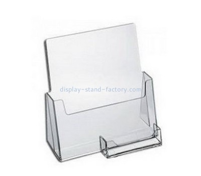 Custom acrylic plastic leaflet display stands real estate brochure holder NBD-082