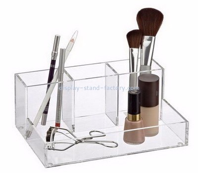 Custom acrylic makeup brush storage holder tray NMD-019