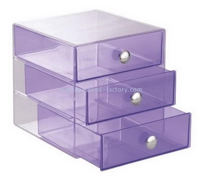 Custom clear acrylic makeup storage drawers organizer NMD-045