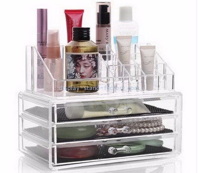 Acrylic display factory custom clear acrylic makeup desk organizer NMD-052