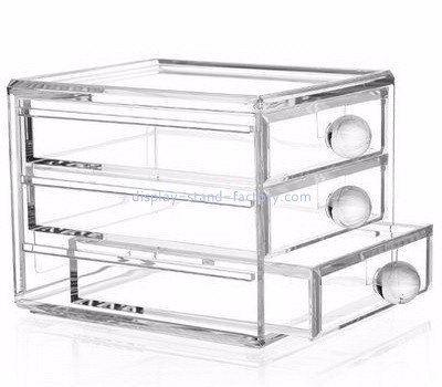 Acrylic display manufacturers custom acrylic cosmetic drawer organizer storage for makeup NMD-059