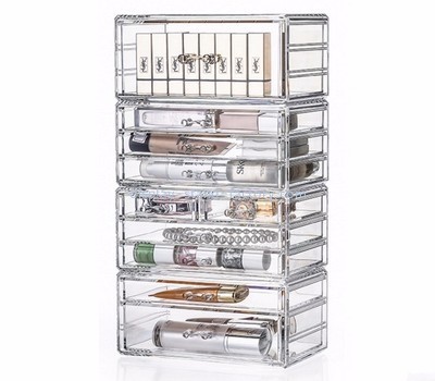 Acrylic products manufacturer custom acrylic makeup drawer storage organizers NMD-074