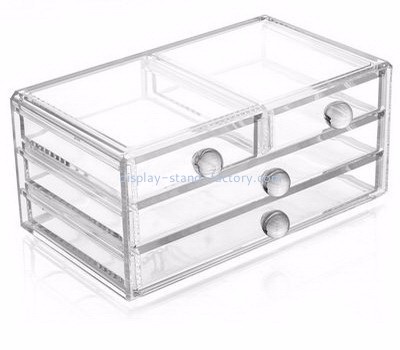 Perspex manufacturers custom acrylic small makeup case organisers NMD-091