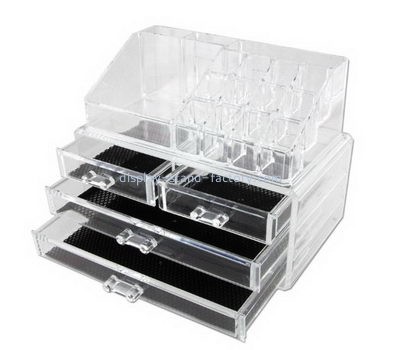 Acrylic products manufacturer custom acrylic makeup organizer drawers NMD-090