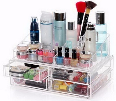 Acrylic products manufacturer custom makeup storage units case organizer NMD-094