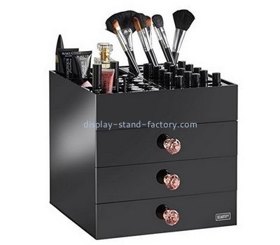 Acrylic display stand manufacturers custom storage makeup organizer case NMD-103