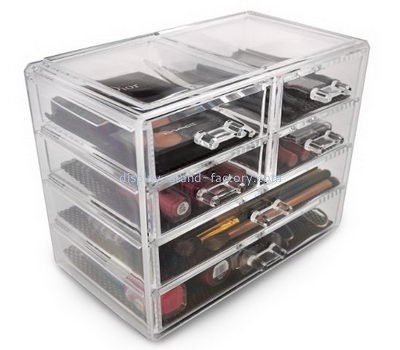 Display racks manufacturer custom acrylic perspex makeup drawers organizers NMD-108