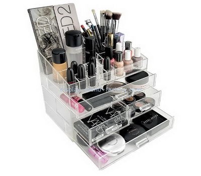 Acrylic display manufacturers customize cosmetic drawers cheap makeup organizer NMD-116