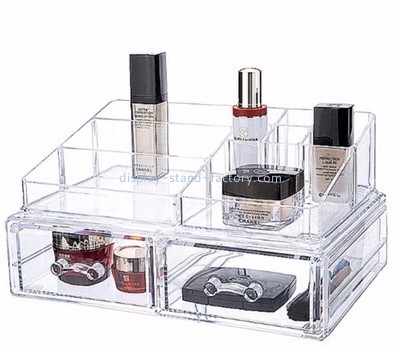 Acrylic products manufacturer customize clear acrylic make up drawers organizer NMD-123