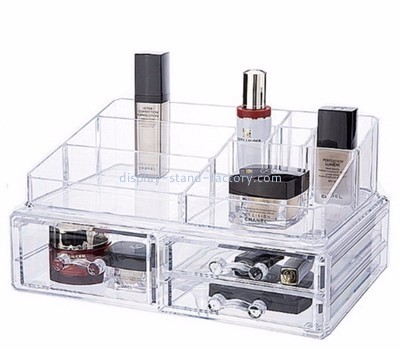 Display box manufacturer customize acrylic makeup storage drawers containers NMD-128