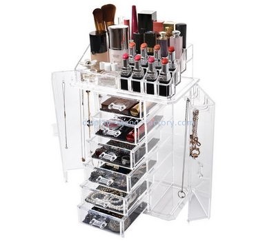 Acrylic factory customize clear acrylic drawers makeup organizer NMD-167