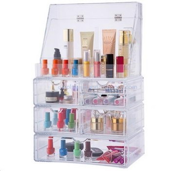 Acrylic items manufacturers customize clear acrylic storage boxes organizer for makeup NMD-179