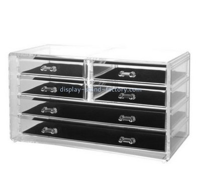 Acrylic products manufacturer customize 6 drawer acrylic makeup storage organizer NMD-192