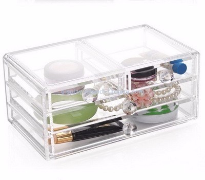 China acrylic manufacturer customize acrylic cosmetic makeup drawers organizer NMD-198