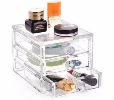 Acrylic display factory customize plastic acrylic make up 3 drawer organiser NMD-200