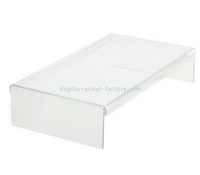 Acrylic display supplier customize laptop stand dual computer monitor stand NDS-010