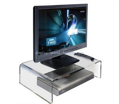 Acrylic factory customize computer monitor riser laptop shelf NDS-017