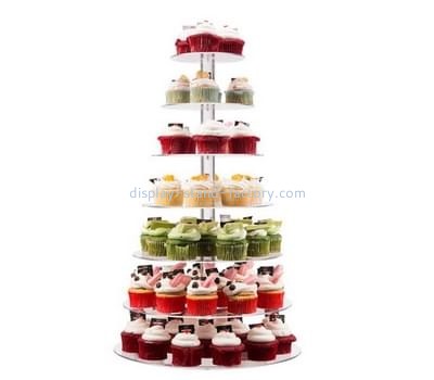 Acrylic factory customize tiered cupcake stand cheap cake stands NFD-014