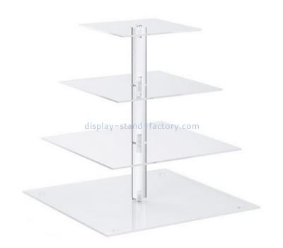 Acrylic items manufacturers customize cupcake tier stand acrylic cake display stand NFD-013