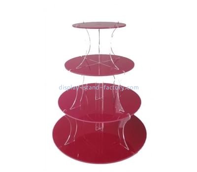 Acrylic factory customize lucite display stands cupcake tree stand NFD-026