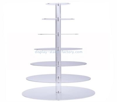 Acrylic manufacturers customize cheap cafe cake display stands NFD-029