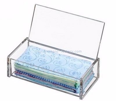 Acrylic display manufacturers customized acrylic storage boxes with hinged lids NAB-091