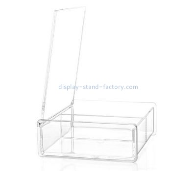 Acrylic display manufacturers customized small acrylic box with lid NAB-118