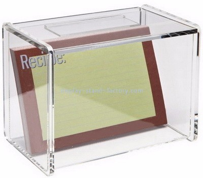 Acrylic display factory customized table top display case storage box NAB-127