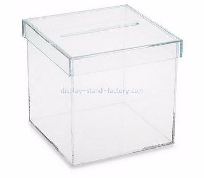 Acrylic display supplier customized acrylic box plastic display cases with lid NAB-129