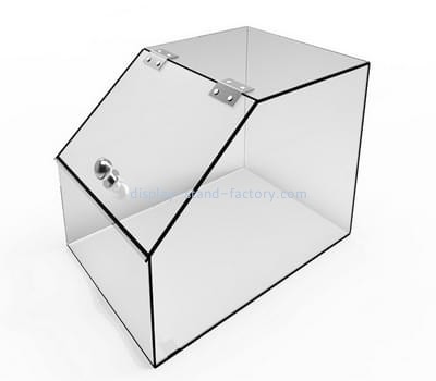 Acrylic factory customized large acrylic box display case with lid NAB-136
