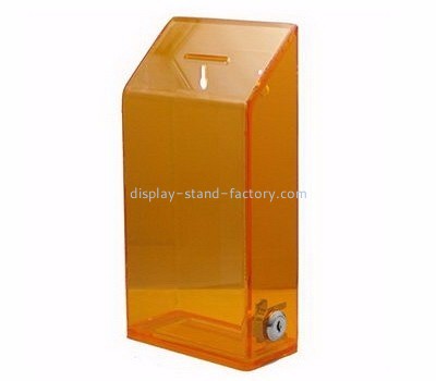 Display case manufacturers customized clear acrylic ballot box NAB-139
