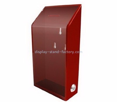 Acrylic box manufacturer customized plastic suggestion ballot box NAB-145