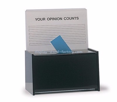 Acrylic donation box suppliers customized voting ballot box NAB-192