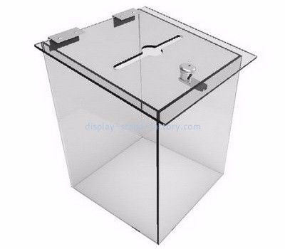 Suggestion box supplier customized plastic charity collection ballot boxes NAB-242