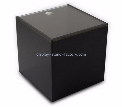 Acrylic display factory customized black acrylic box NAB-347