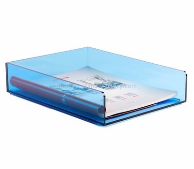 Acrylic products manufacturer customized desk acrylic file organizer holder NBD-111