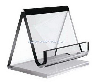 Acrylic plastic supplier custom design plexiglass lucite magazine rack NBD-149